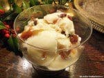 Christmas Ice-Cream with Advocaat and Mincemeat