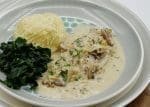 Pheasant breast white wine mustard cream