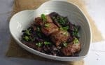 Wild Boar tenderloin steak with Mushroom Sauce